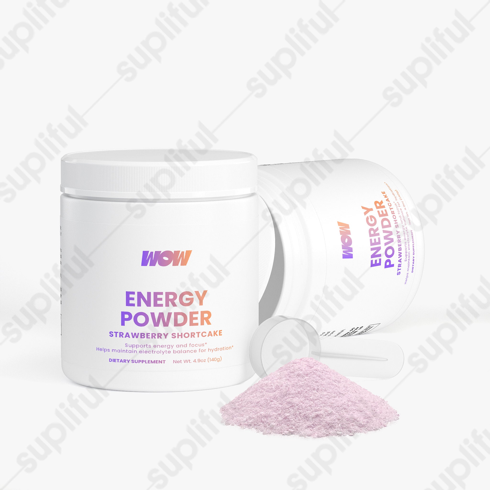 Energy Powder (Strawberry Shortcake)
